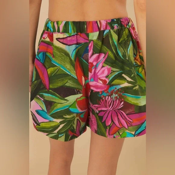 FAREM RIO Multicolor Jardin De Reve Shorts - Picture 3 of 4
